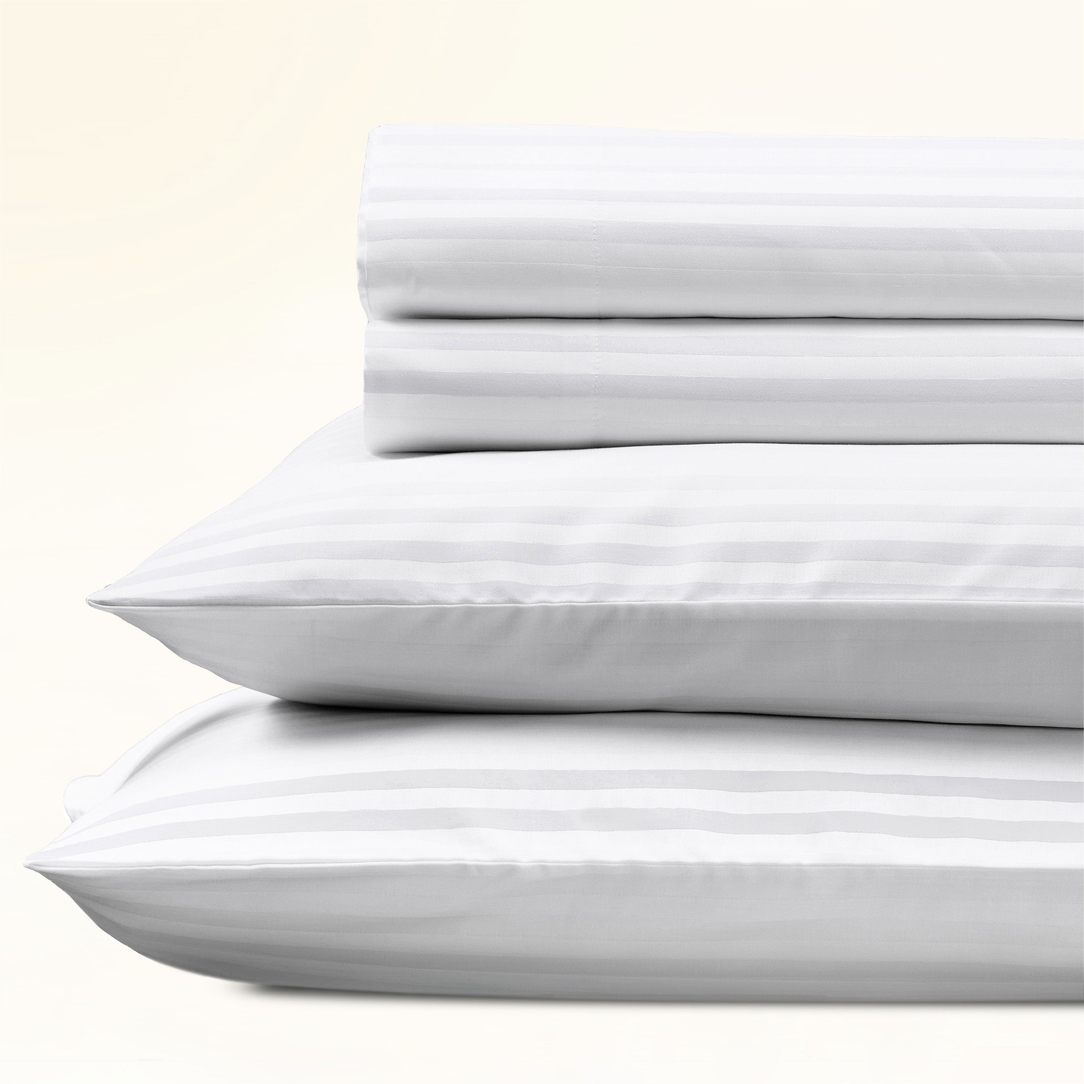 Cotton Full Flat Bed Sheets Silver, 400 Thread Count 100% Long