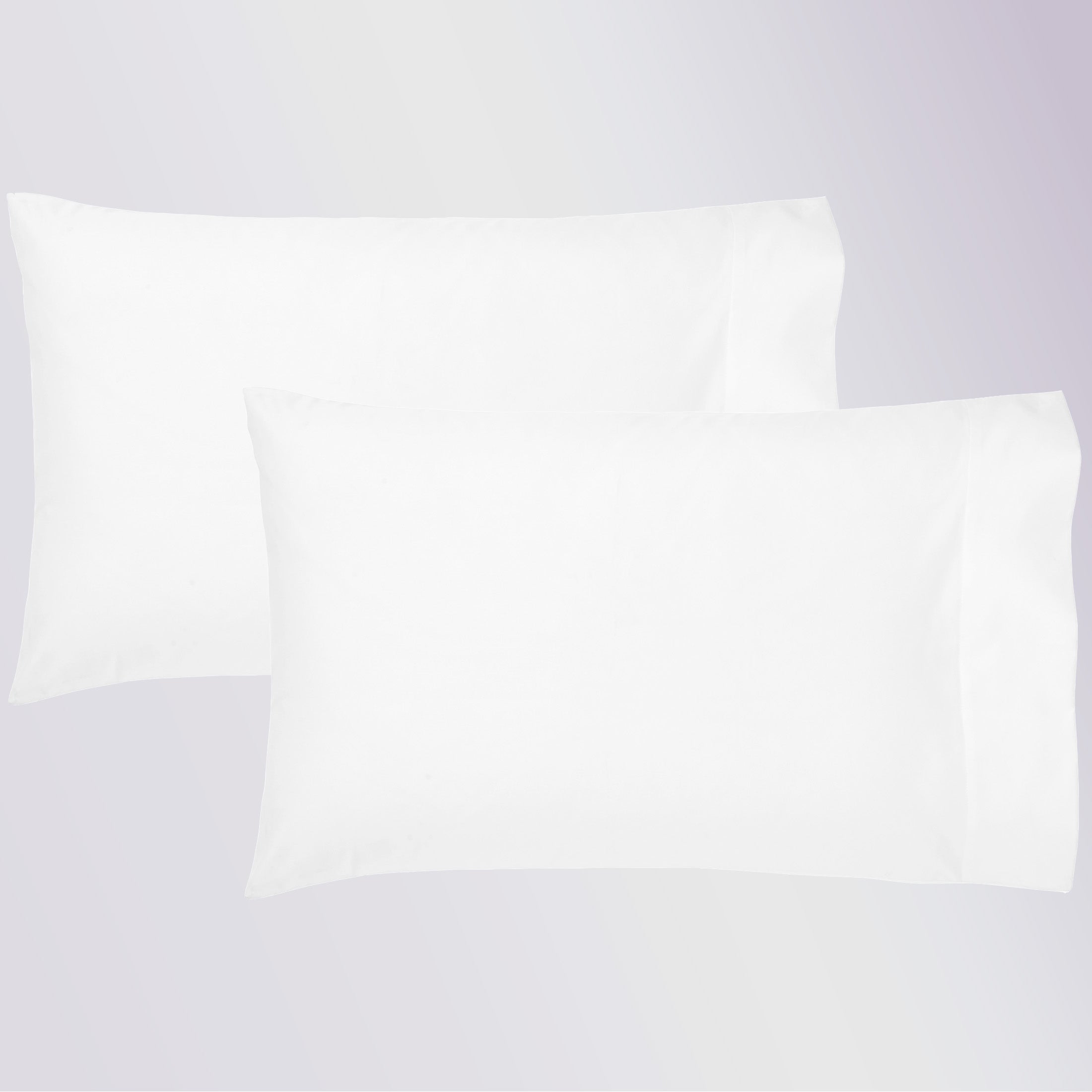 California Design De Standard Size Pillow Cases Set of 2, 100% Cotton  Cases, 400 Thread