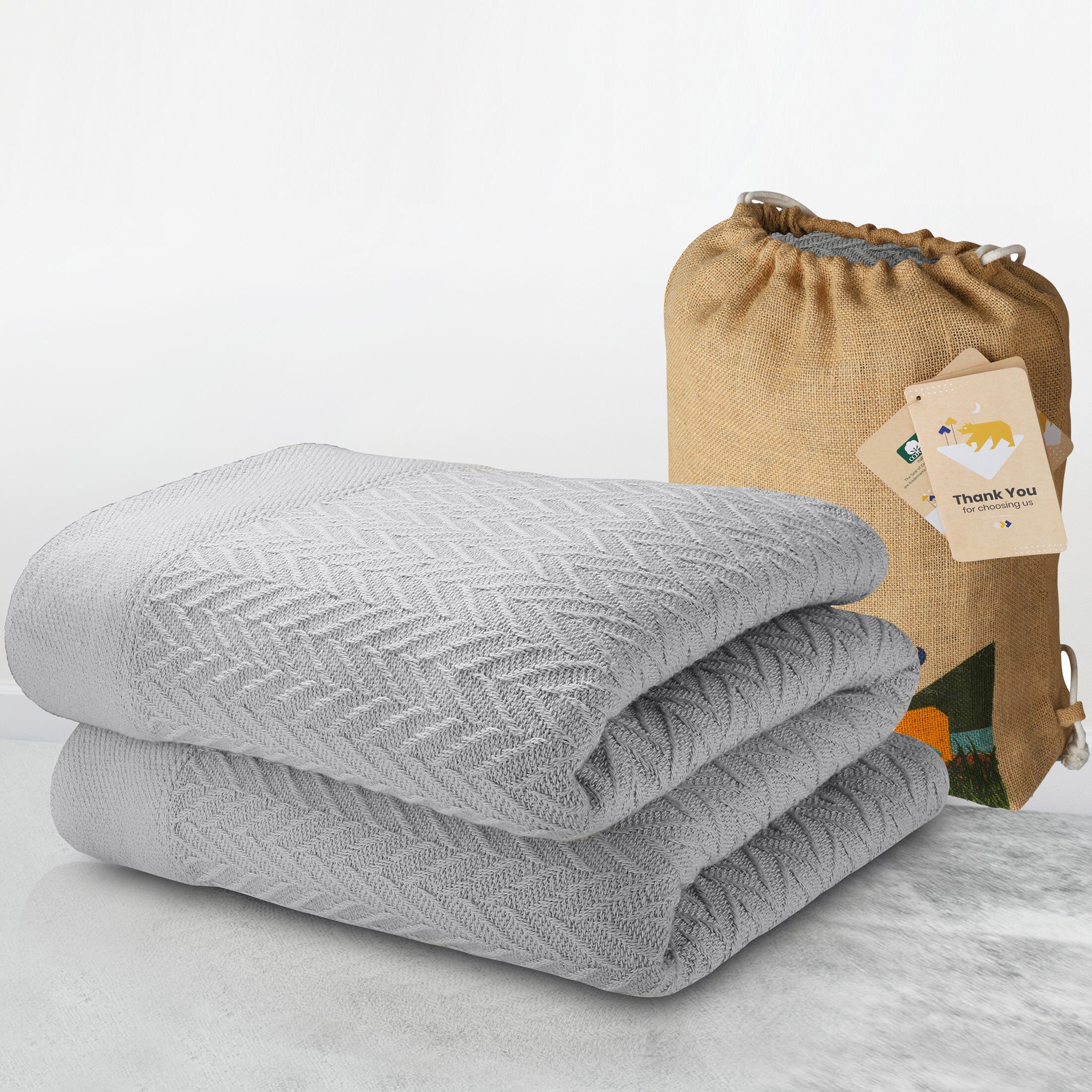 Gray blanket online