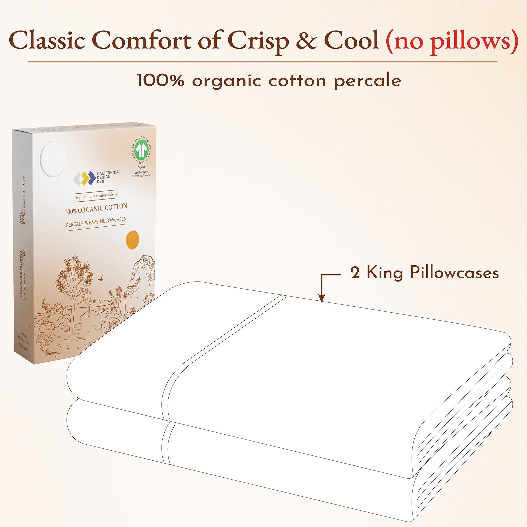 King - 2 Pillowcases