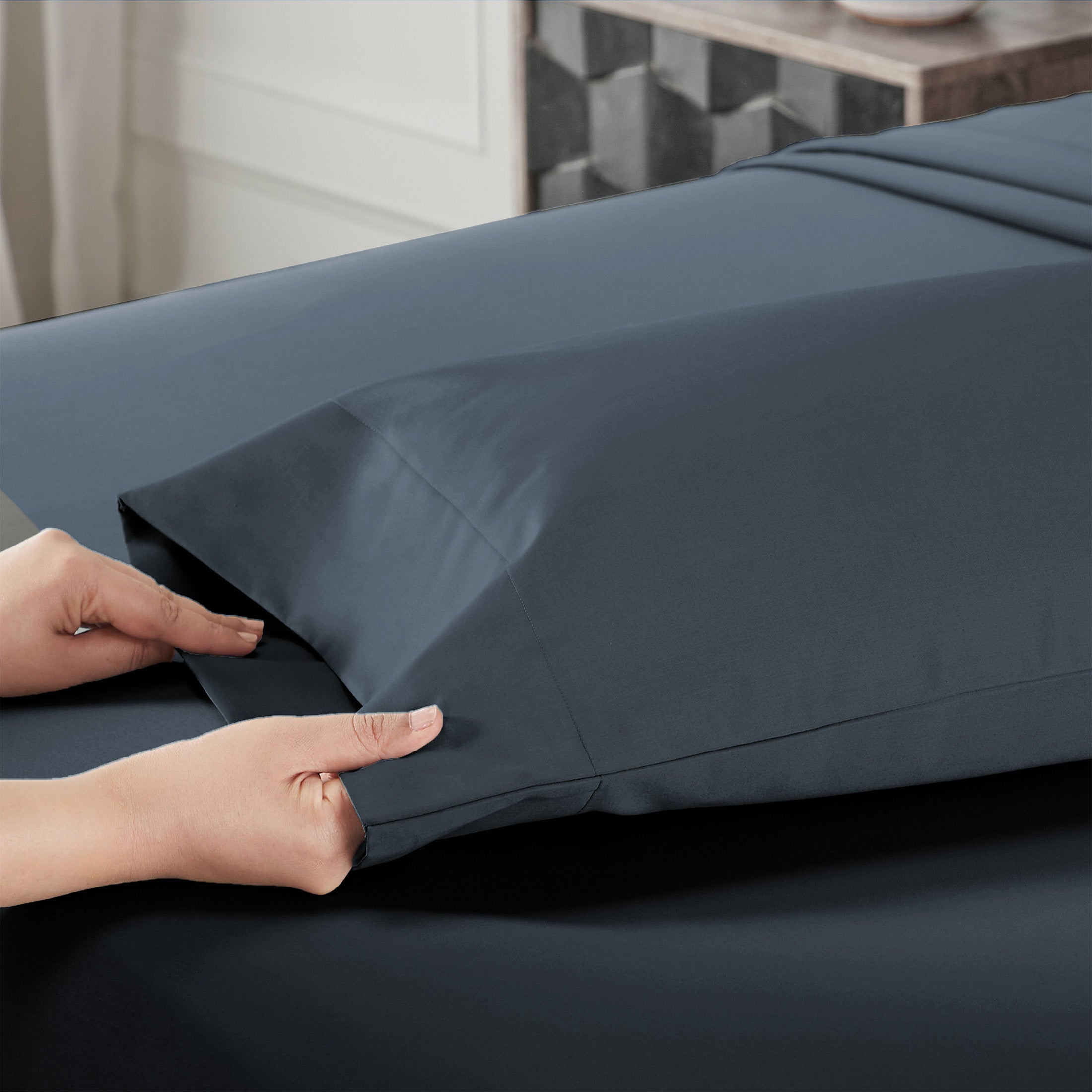 Pillowcase Pair - 100% Egyptian Cotton - Luxury Comfort