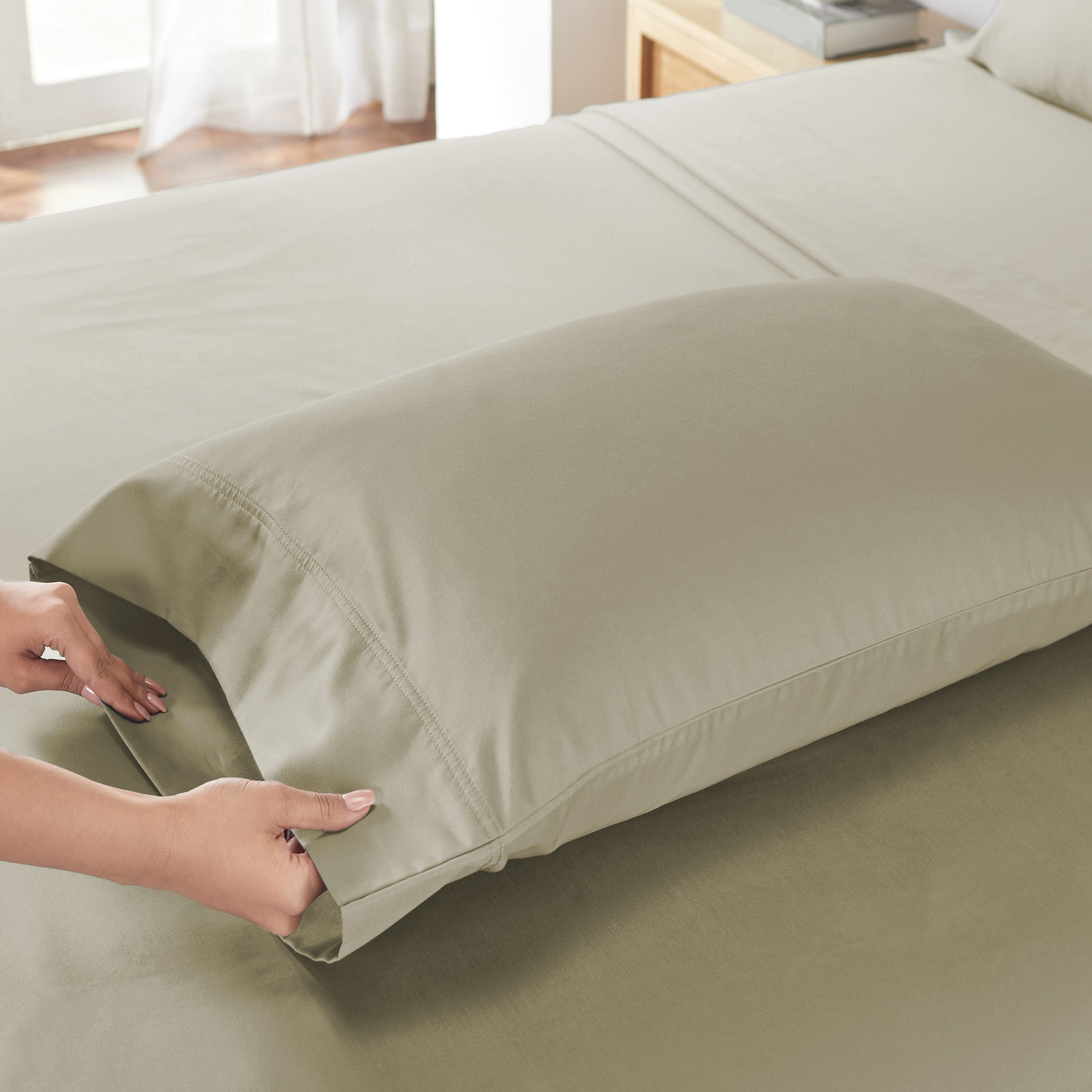 Pillowcase Pair - Classic Percale - Organic Cotton