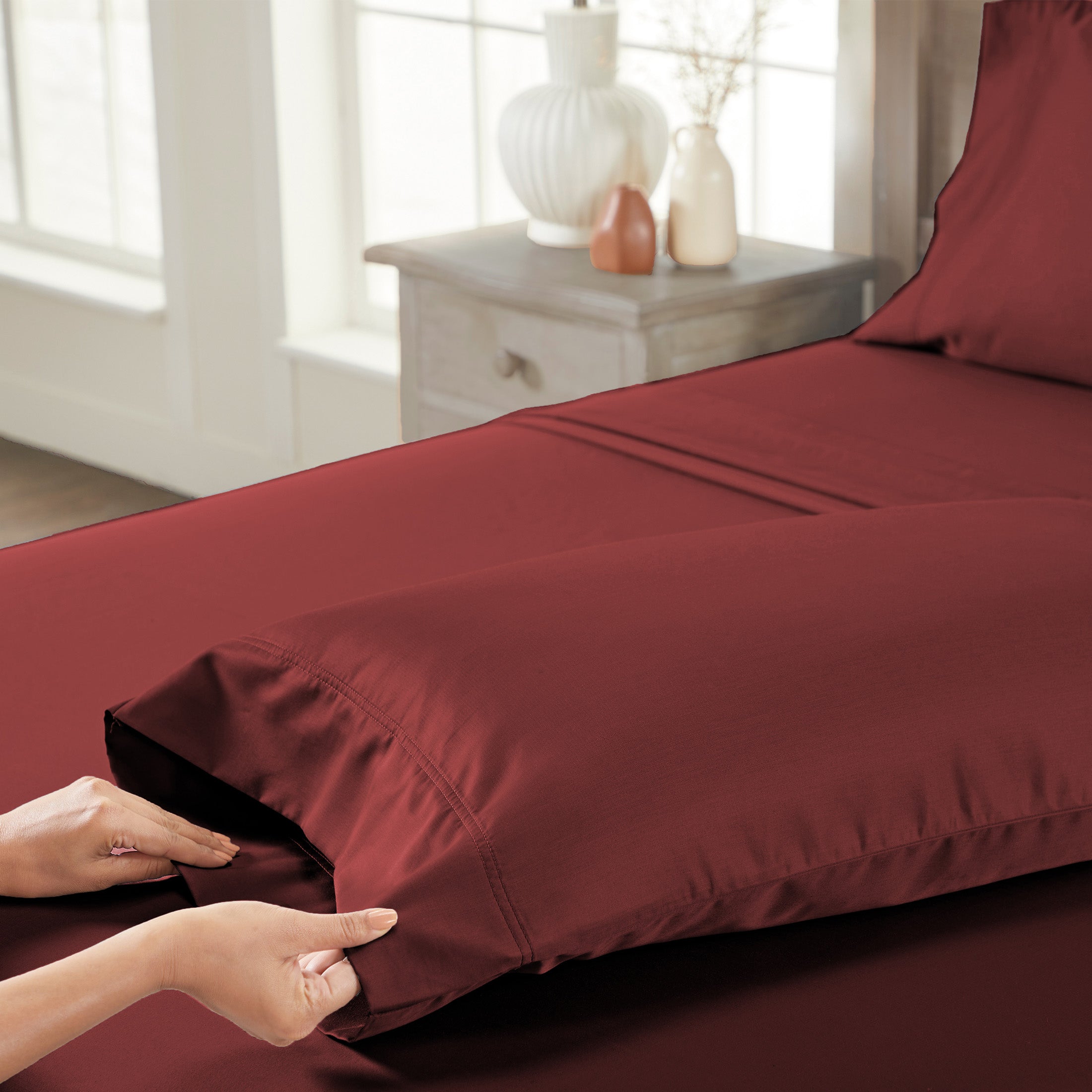 Pillowcase Pair - 600 Thread Count - Deluxe Comfort