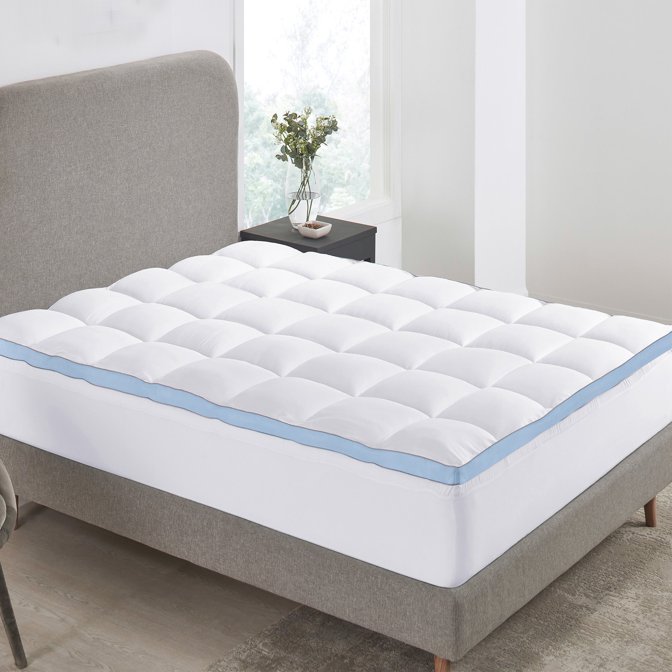 Pillow top mattress shop topper full size